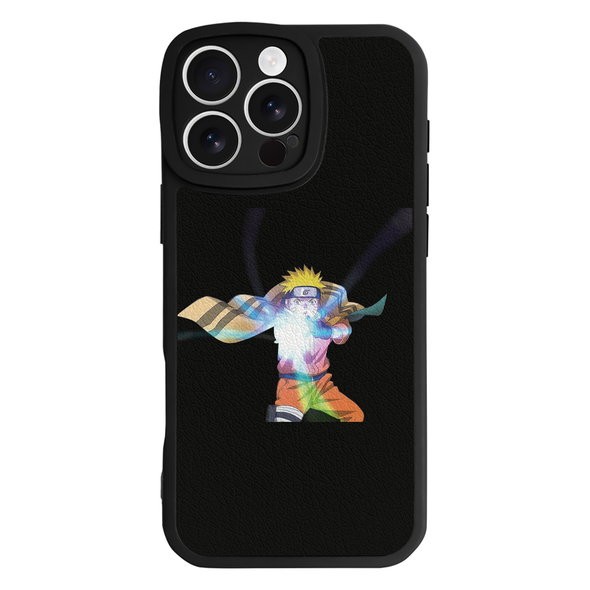 （画像用） NARUTO -ナルト- うずまき ナルト Uzumaki Naruto 【iPhone 16シリーズ対応】シリコンスマホケース（レザー調） 材質：シリコン